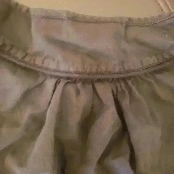 ANA Women's Black Cotton Tunic/Peasant Top - Picture 10 of 10